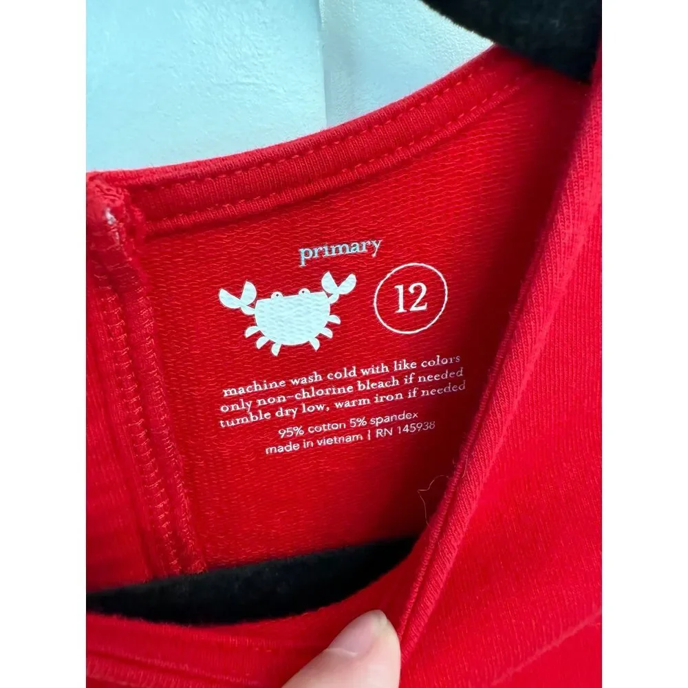 Primary‎ Sweater Dress red 12